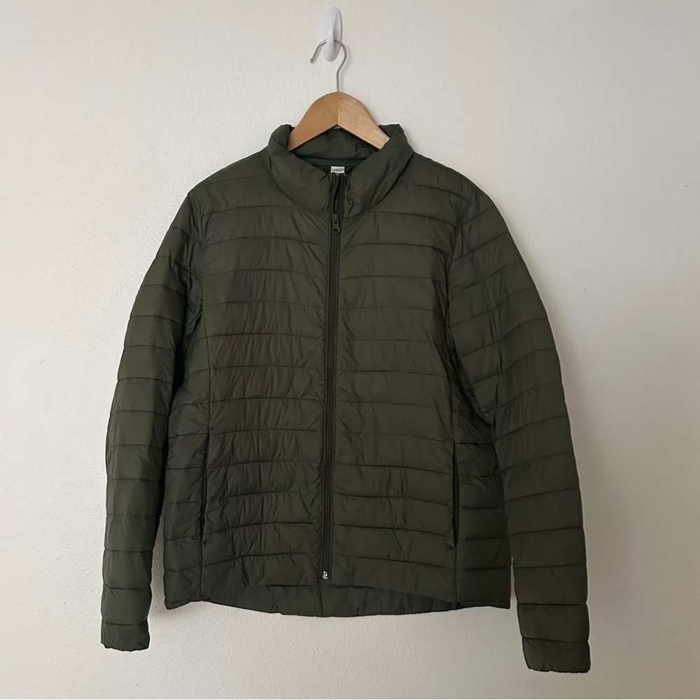 Green Puffer Jacket Old Navy